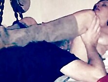 Chubby guy spreads that amateur MILF and fucks her missionary style