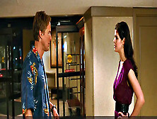 Nicky Whelan's hot hotel room scene - a smiley blonde gets naughty!