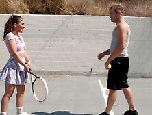 Nathan Bronson and Liv Revamped enjoy a passionate and intense outdoor session.