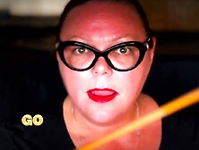 Dominatrix-bitch Headmistress April - black female serf Rose part 4