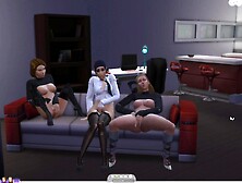 Sims 4 (Celebrated three sweethearts screw)