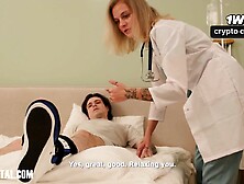 Lascivious Nurse Lets Patient Cum Inside Her Constricted Twat