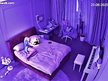 IPCAM - Young russian teen masturbating in her bed