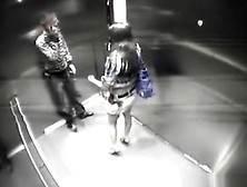 Couple Getting Stuck In An Elevator Pass Time With Sex