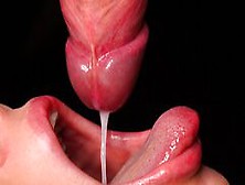 Close Up: Best Milking Mouth For Your Dick! Sucking Cock Asmr,  Tongue And Lips Blowjob