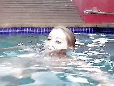 Blonde Babe Sunny Lane Drains A Stiff Dick While Underwater!