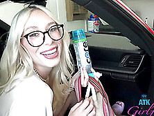 Blonde Kay Lovely Enjoys While Being Nicely Fucked In The Car