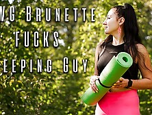 Outdoor Yoga PAWG Bitch Made Me Fuck Her For Peeping