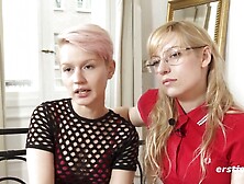 Amateur Lesbian Babes Have an Intensive Servitude Session