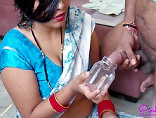 Sperm Donate- Neighbor Aunty Took Out Sperm From My Lund In A Box For Her Stepdaughter-in-law,  She Gave Me Sexy Blowjob In Saree