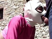 Laura on Heels homemade 2021 on pink outfit in outdoor oral sex and oral cream-pie