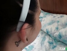 Inked Brunette Princess Lily Shagged By Long-haired Dude - David Lee And Lily Thot