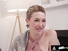 18yo Blond Enjoys Wild Trio With Her Stepmom