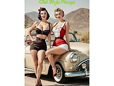 Pinuppor I Retro Stil