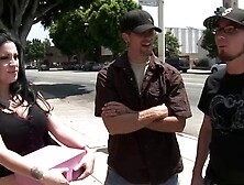 Priscilla Sin: 2 Dudes manages to convince a lovely Milf