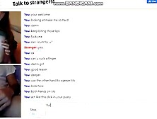 Omegle teen makes him cum