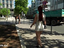 Public ass flashing by Jeny Smith in Cologne