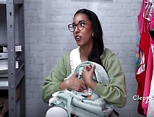 Black Nerd Student Caught Stealing Indecent Books - Claire Ebony,  Ryan Mclane