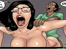 Detention season #3 Ep#7 - BBC Ebony college students Running a Train on Horny White Teacher.