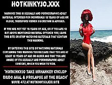 Hotkinkyjo Take Mrhankey Cyclop Dildo Anal & Prolapse At The Beach