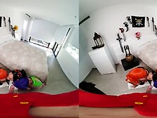 Threeway Session With Blondie Fesser and Katrina Moreno In One Piece Virtual Reality Parody