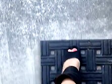 Dominatrix-bitch walking in heels ????????????????