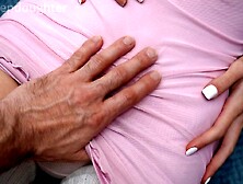 stepdaughter's cunt rubbing turns into sex and creampie