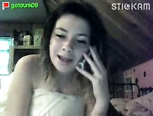 Amateur teen 18+ talking dirty on webcam