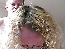 Curly Slut Gets Fucked on the Floor