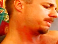 Lucky French guy fucking a horny busty French slut