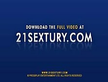 Lovely Blonde Girl Stuffs Boner In Vagina & Ass