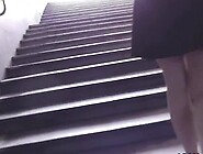 Real upskirts are presented by gorgeous athletic girl