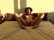 Schoolgirl Solo Edging. gets Her Pussy & Ass Dildo Fucked while Controlling O...