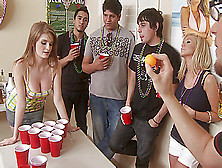 Drunk blonde slut Faye Reagan enjoys getting her muff slammed by hard fat schlong.