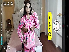 She Is Fucked By Her Perverted Caretaker While He Records Her With His Mobile