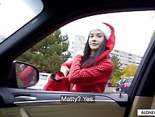 big cock tip for xmas delivery girl