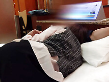 Office Lady Gets Horny in the Middle of the Day and Begs for a Dick. She Gets Excited When Her Pantyhose Is Torn and Inserted