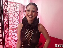 Bold Penelope Reed Gets It On While Dressed In Her Creepy Outfit