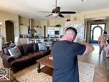 Jack Phoenix and Emma in Brunette Busty Photoshoot