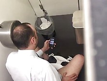 Str8 Spy Daddy In Public Toilet Part 2