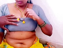 Indian aunty enjoys her stepdaughter's husband’s big cock with some dirty Telugu chats