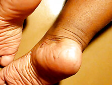 Dirty Diana Gives Him a Feet Job