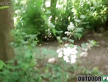 Ramrod Loving Tiny Teen Fucked Hard Inside The Woods In Pov