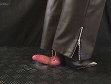 Flattening Your Cock And Balls With My Metal High Heels - Cock Balls Crush Trample,  Shoejob,  Cbt,  Trampling,  Bootjob,  Stomping