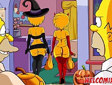 Special Halloween Night! Simpsons Porn! Simptoons!