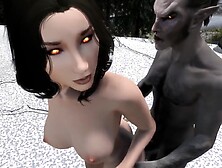 Lustful Demon Tears Girls Pussies In The Porn Game Skyrim