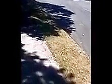 Teen Walking With Cum On Face!