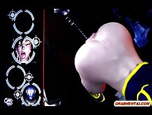 Busty 3D animation hot ass fucking by robot