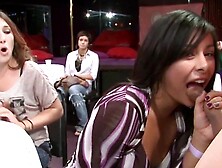 DANCING BEAR - Cock Slangin' Gigolos Putting On Sleazy Show For Gang Of Horny Ladies