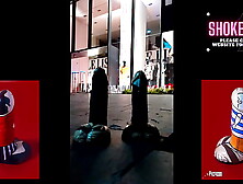 When I put my cocks dildos on the street- Watch the react of people - Unfinished Dildo Business